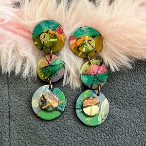 Hand painted earrings